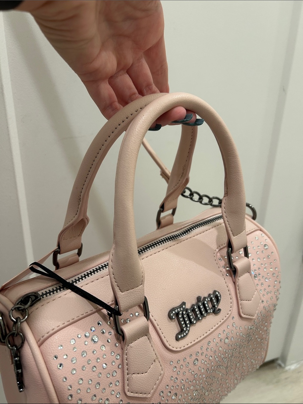 Juicy Couture (NWT) Dazzle Satchel in Pink Clay - Picture 10 of 13